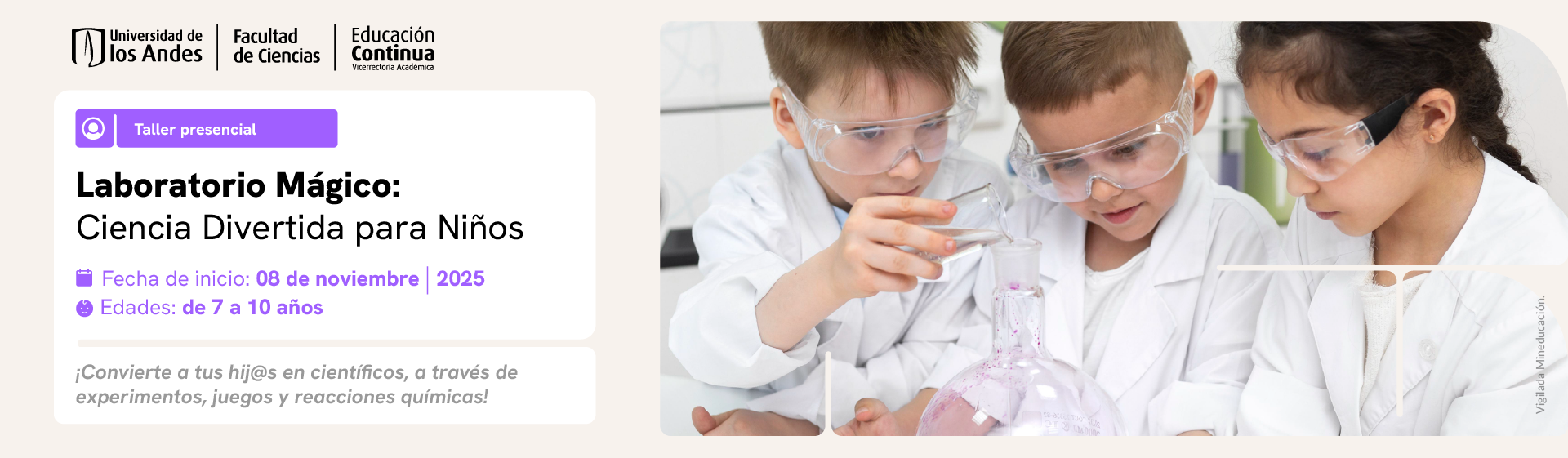 Laboratorio Mágico: Ciencia Divertida para Niños