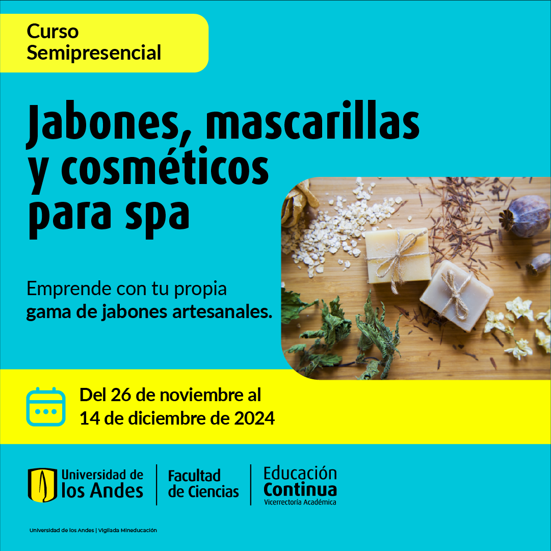 Curso: Jabones, mascarillas y cosméticos para spa