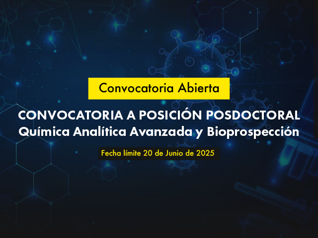 Convocatoria posición Postdoctoral